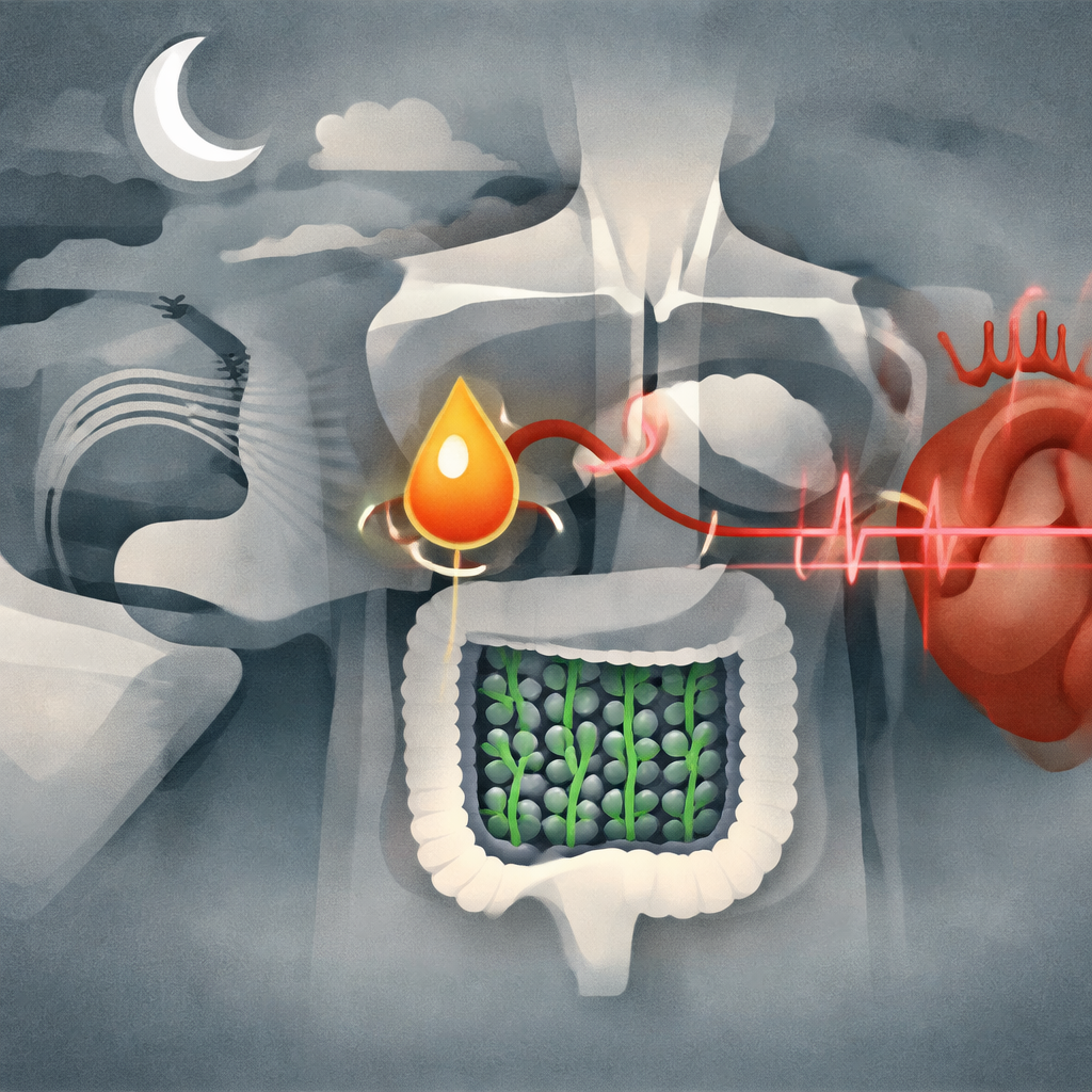 Receptores específicos y ácidos biliares modificados por microbios, claves en las complicaciones cardiovasculares de la apnea del sueño